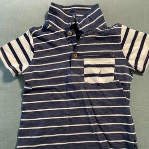 Boys nautical polo shirt
